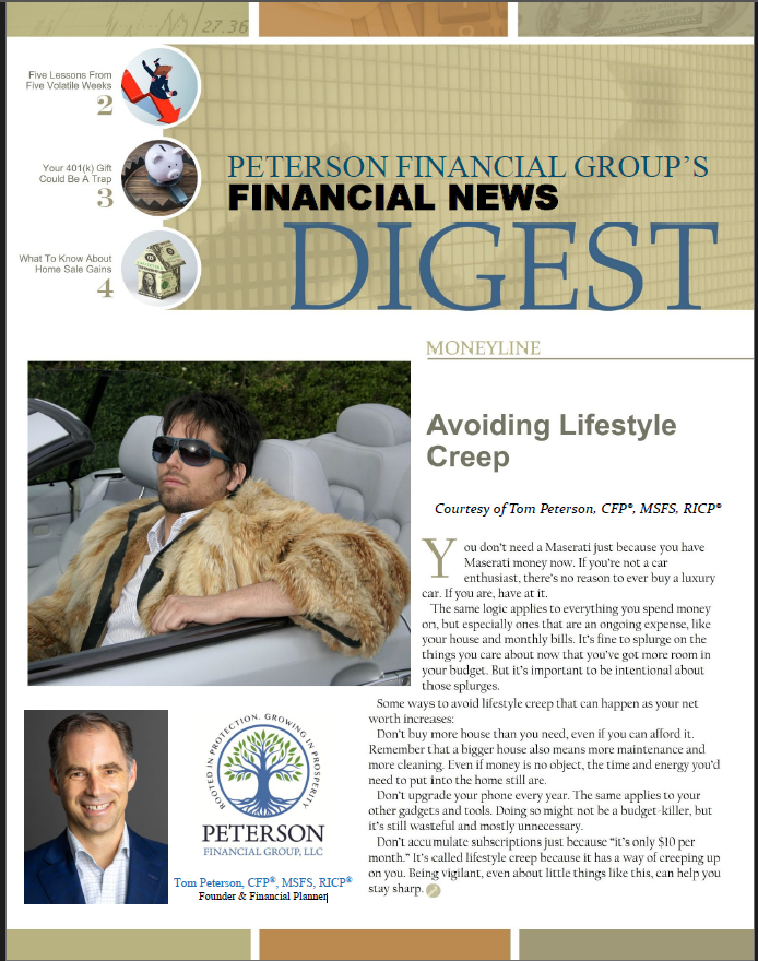 Financial news digest newsletter